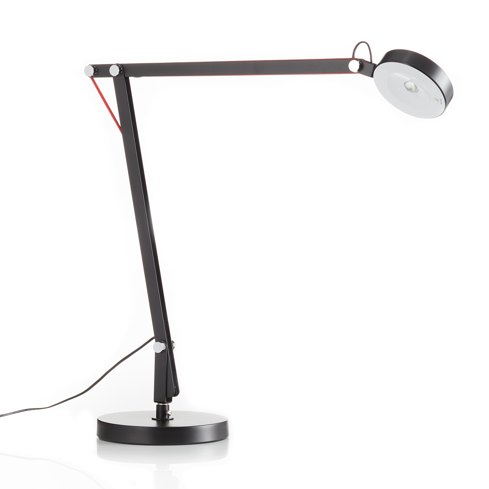 LED-skrivbordslampa Stina av metall, svart