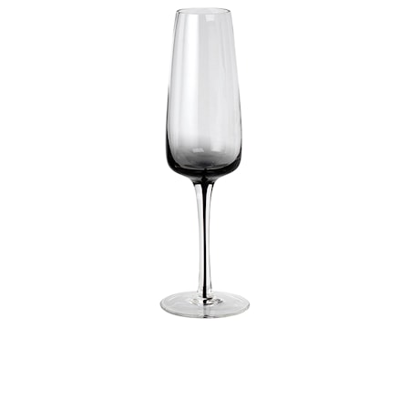 Champagneglas Smoke Klar/Grå