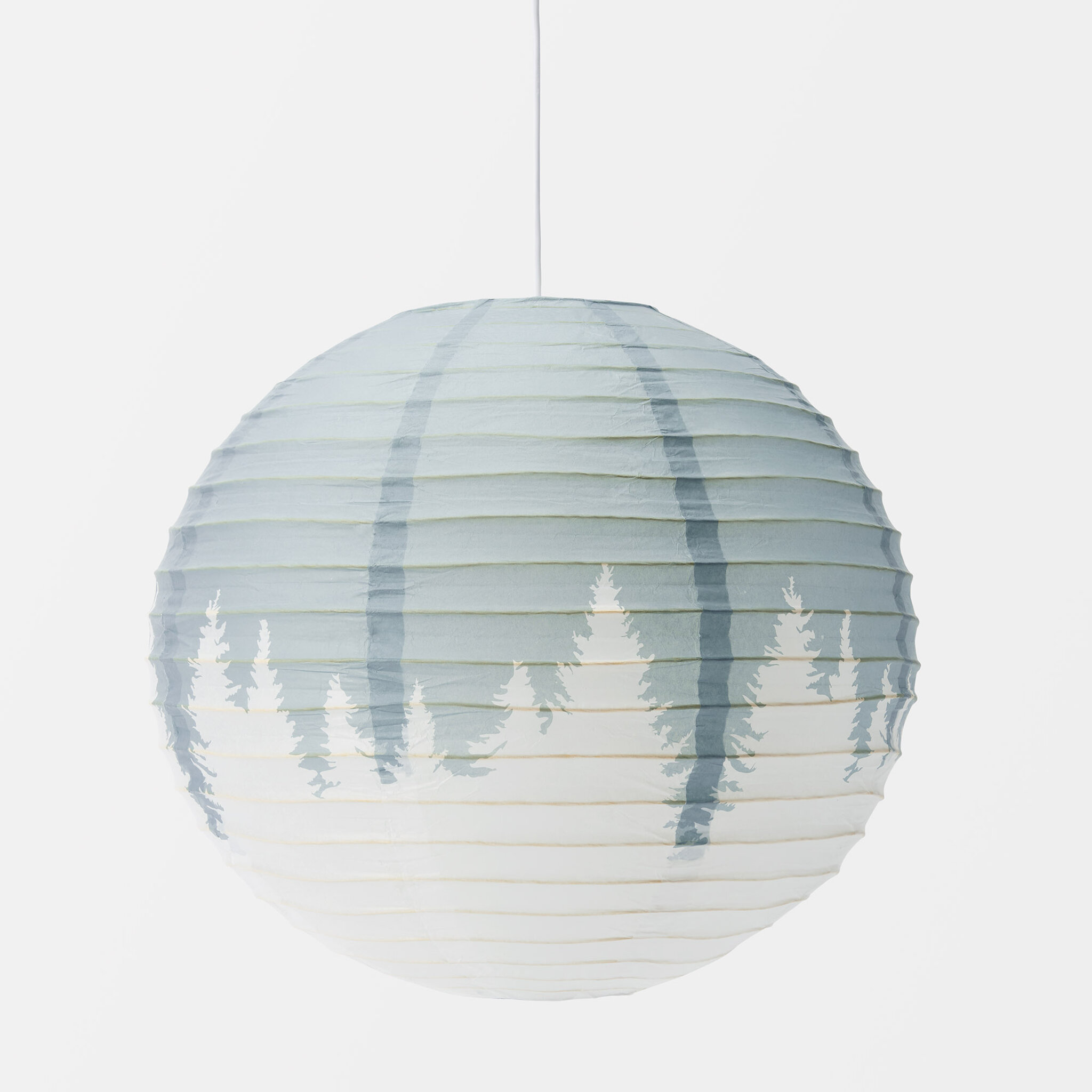 Mönstrad lampskärm FOREST, Dia40cm