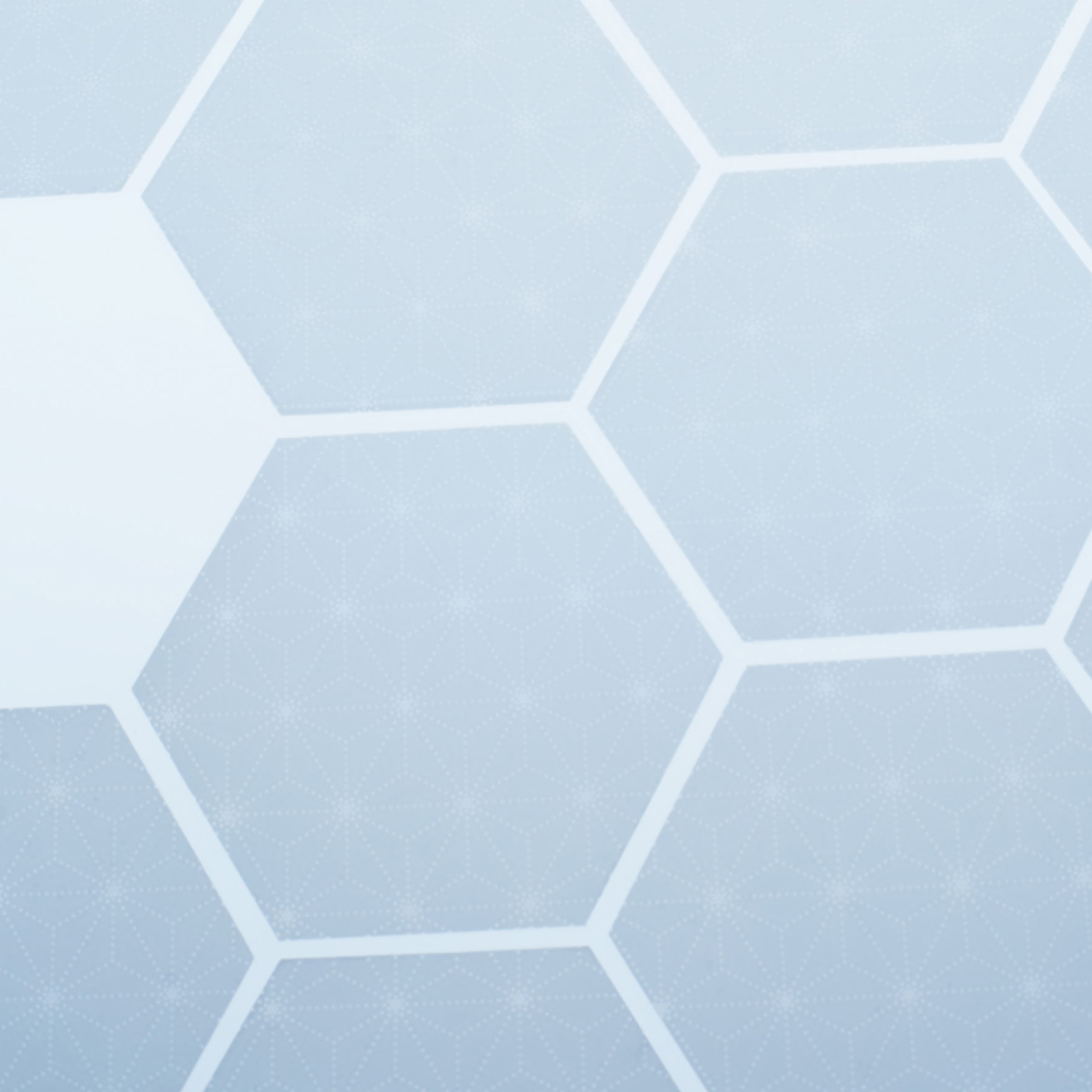 Siluett Frost Fönstermönster Hexagon 10-p