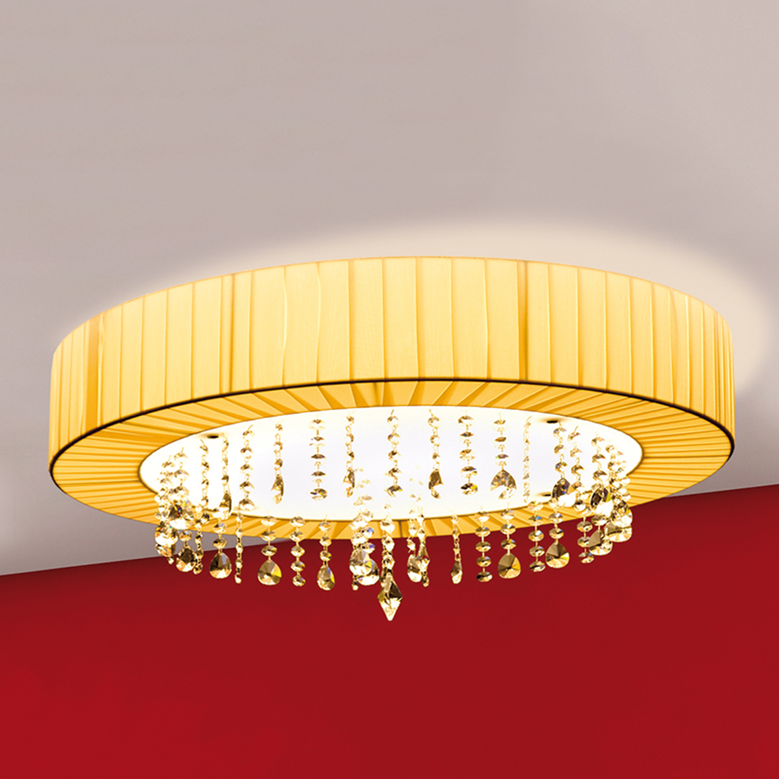 Högkvalitativ taklampa Saturn D 90 cm H 26 cm