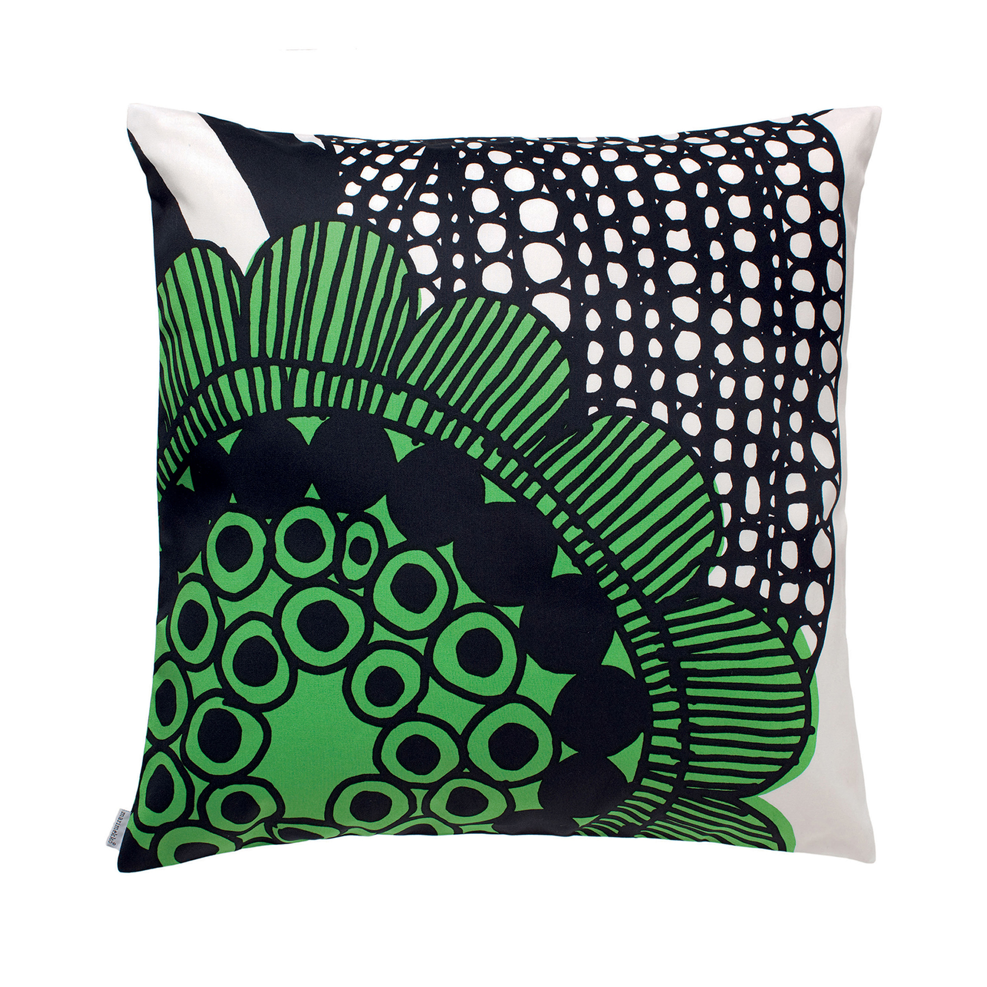 Marimekko Kuddfodral Siirto.50x50 sv/grö