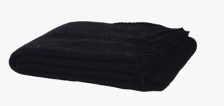 Gol ullpläd svart