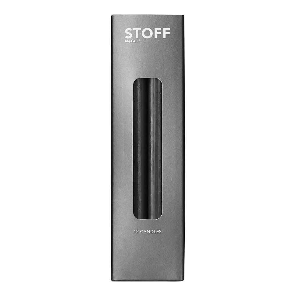 Stoff Nagel - Stoff Nagel Ljus 18 cm 12-pack Svart