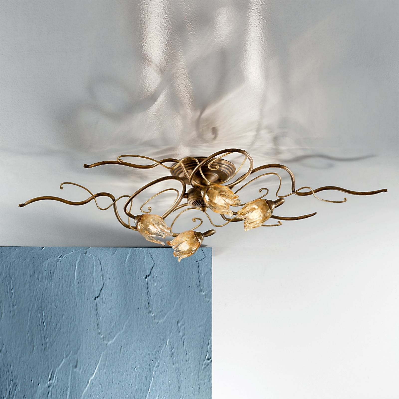 Elegant taklampa MONIQUE med 4 ljuskällor