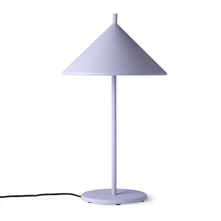 Metal triangle Bordslampa M Matt lilac