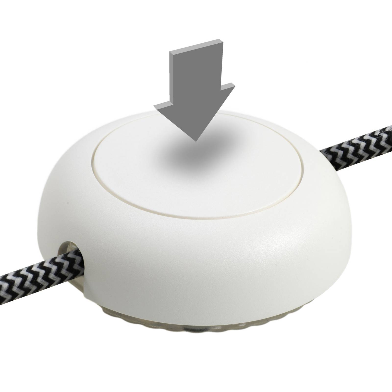 EHMANN T24.08 LED-kabel dimmer vit