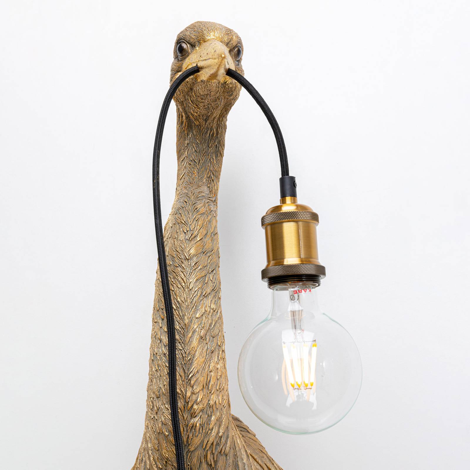 KARE Animal Heron vägglampa med kontakt