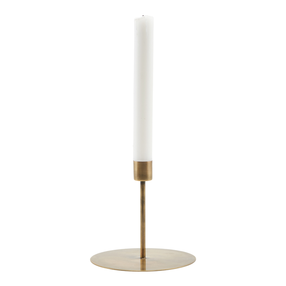 House Doctor - Anit Ljusstake 12 cm Antik mässing