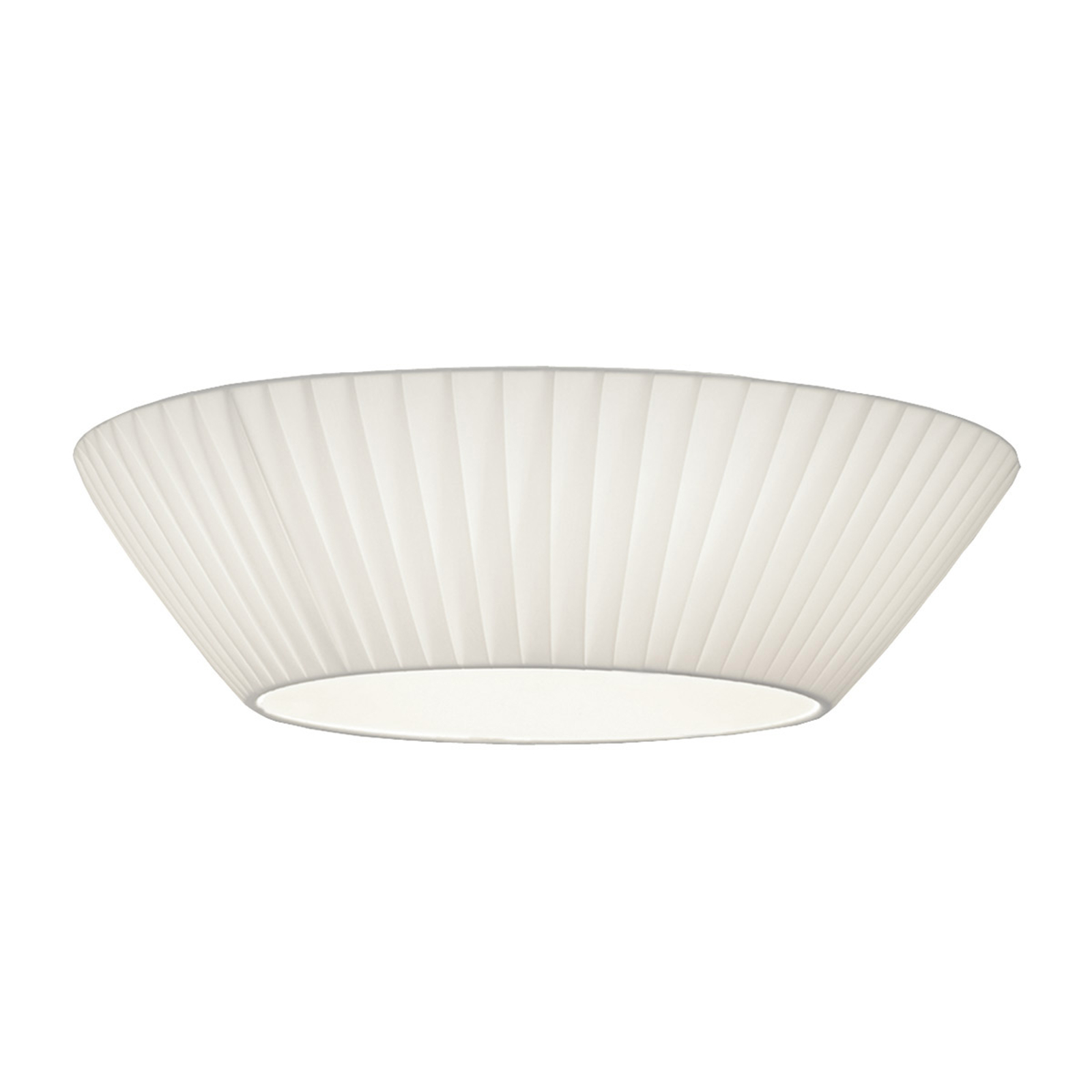 Enkel taklampa Emma 50 cm vit
