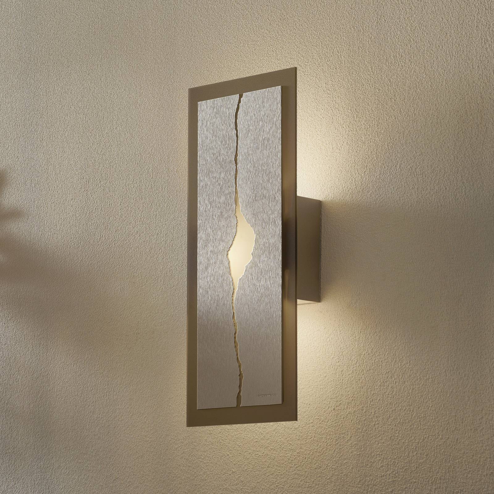 GROSSMANN Canyon LED-vägglampa 42 x 18 cm