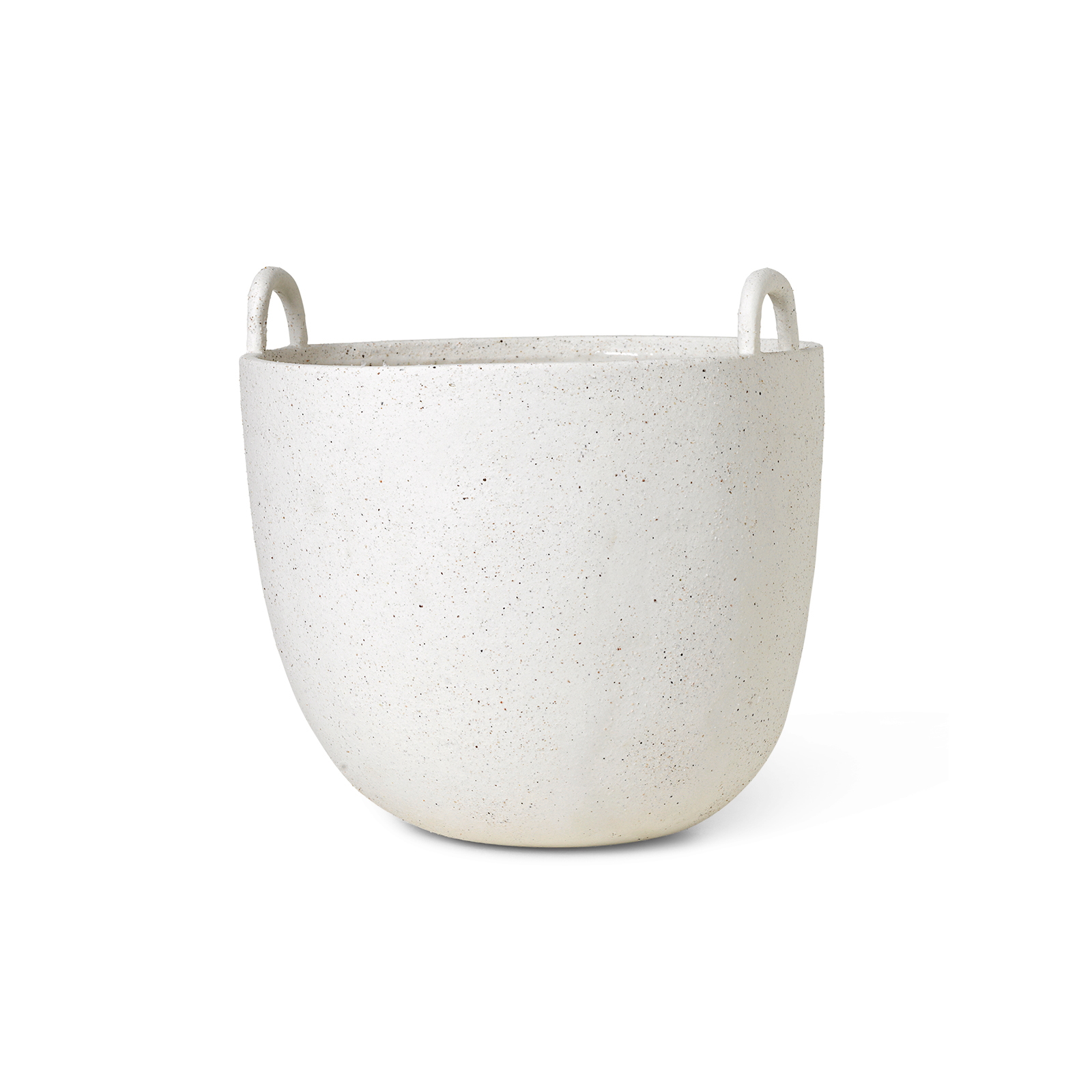 Speckle Pot Large Off White Ferm Living