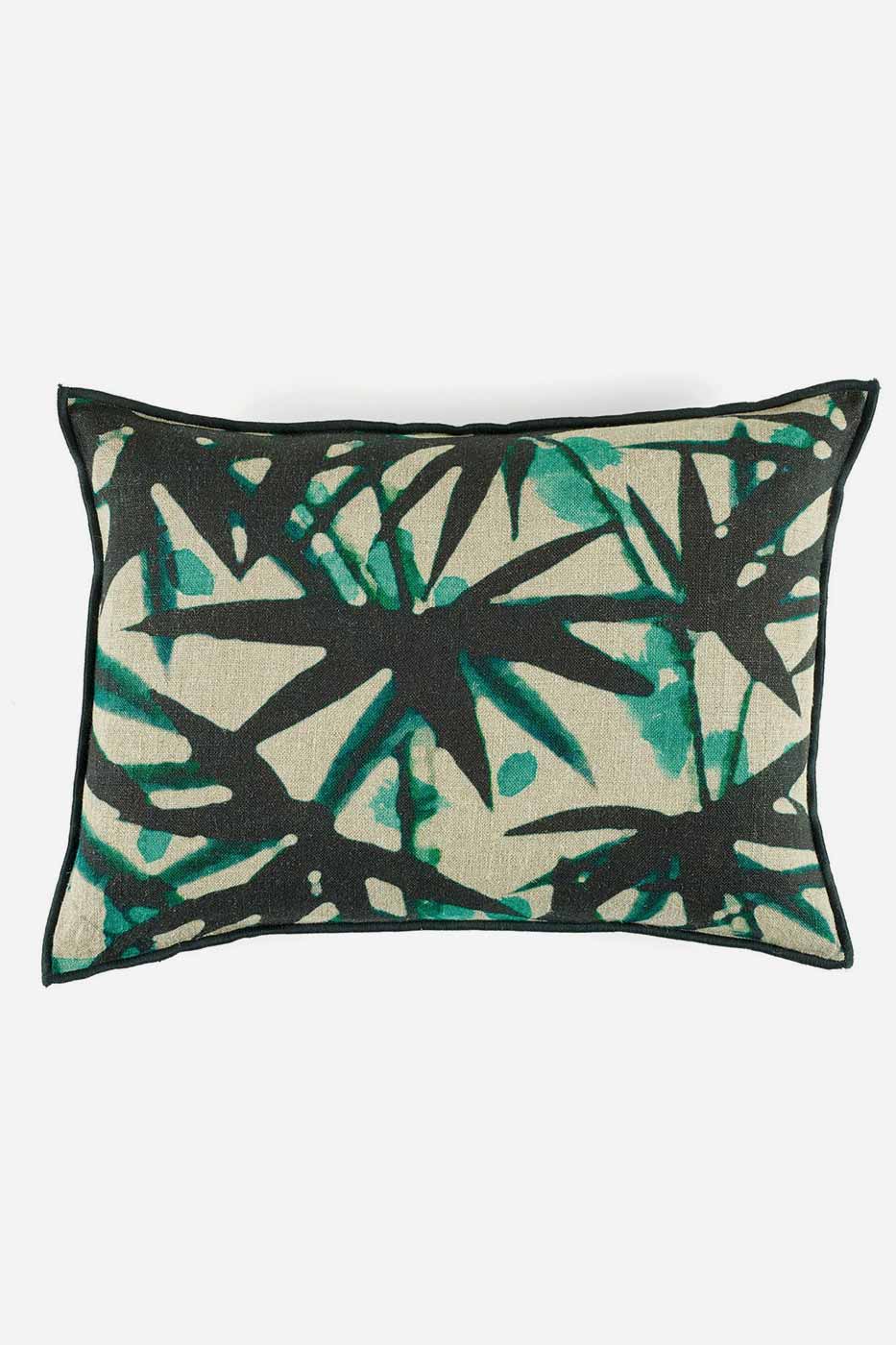 Kuddfodral Urban jungle Aqua 40x55 cm