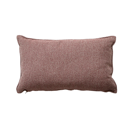 Wove prydnadskudde mörk bordeaux 32 x 52 cm