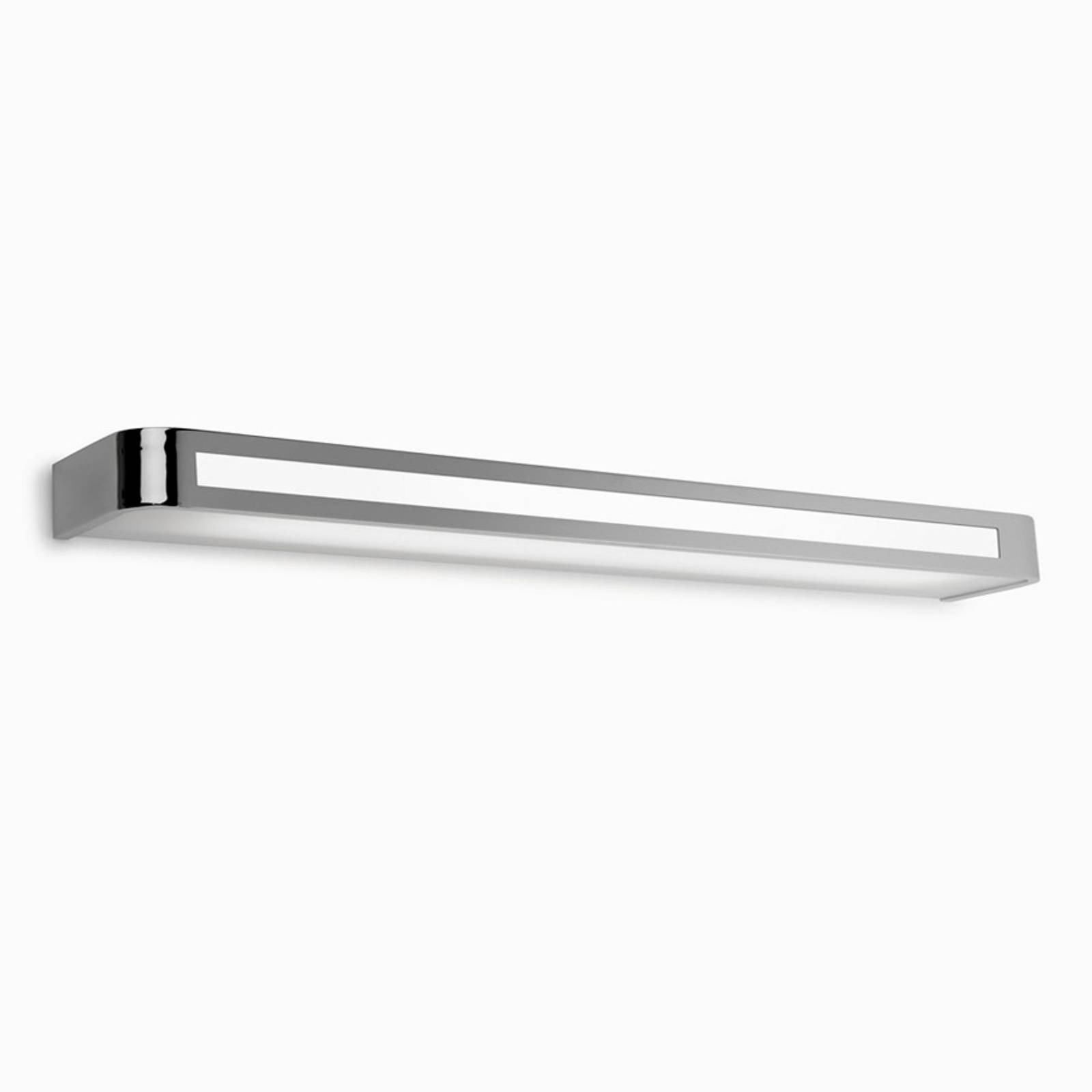 Arcos - mångsidig vägglampa i krom, 90 cm