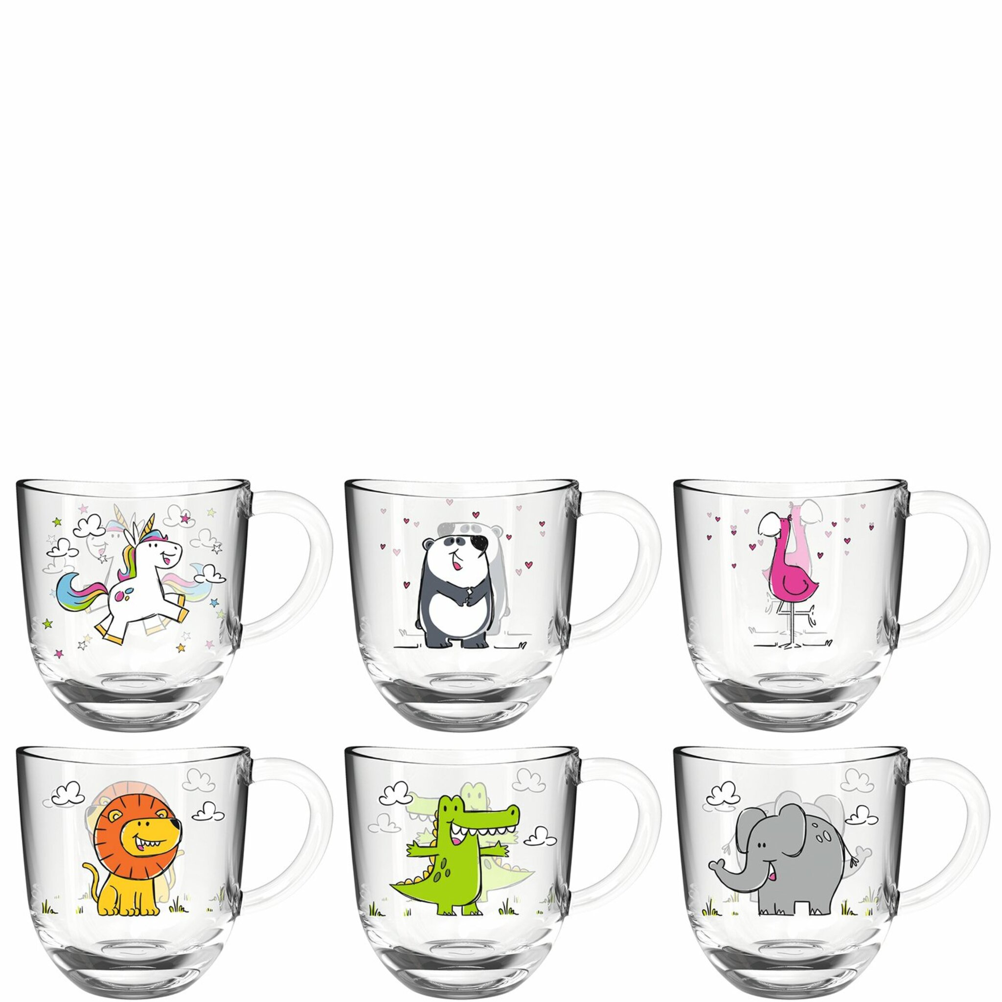 Bambini Glasmugg 6-pack 280ml