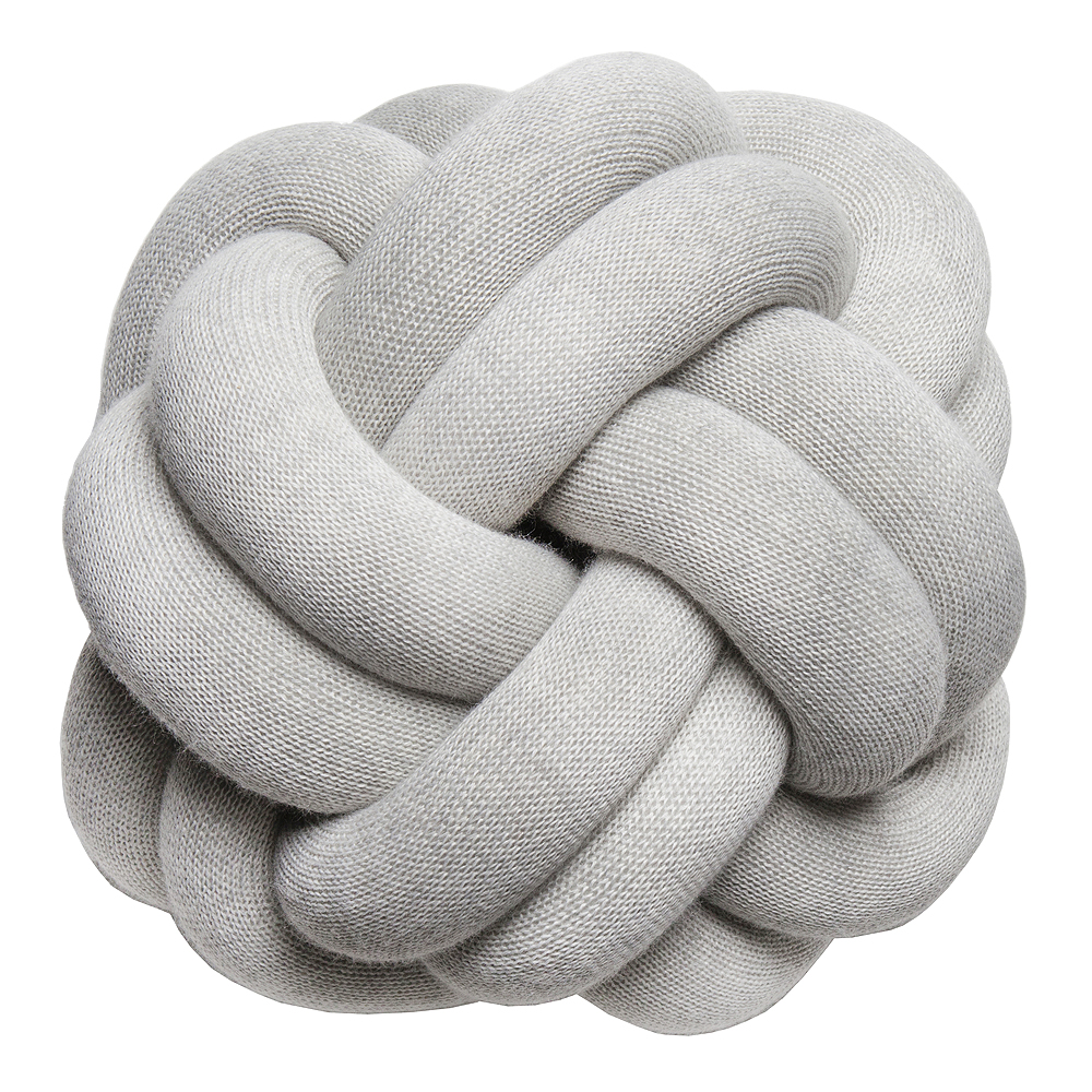 Design House Stockholm - Knot Kudde 30 cm Ljusgrå