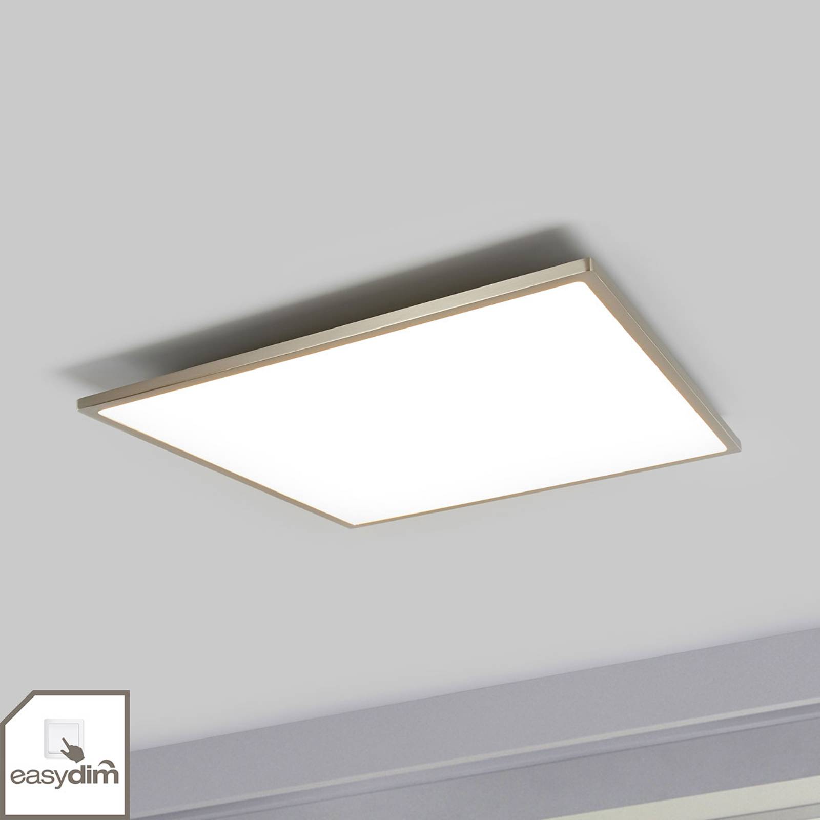 Easydim-LED-taklampa Ceres i kvadratisk form