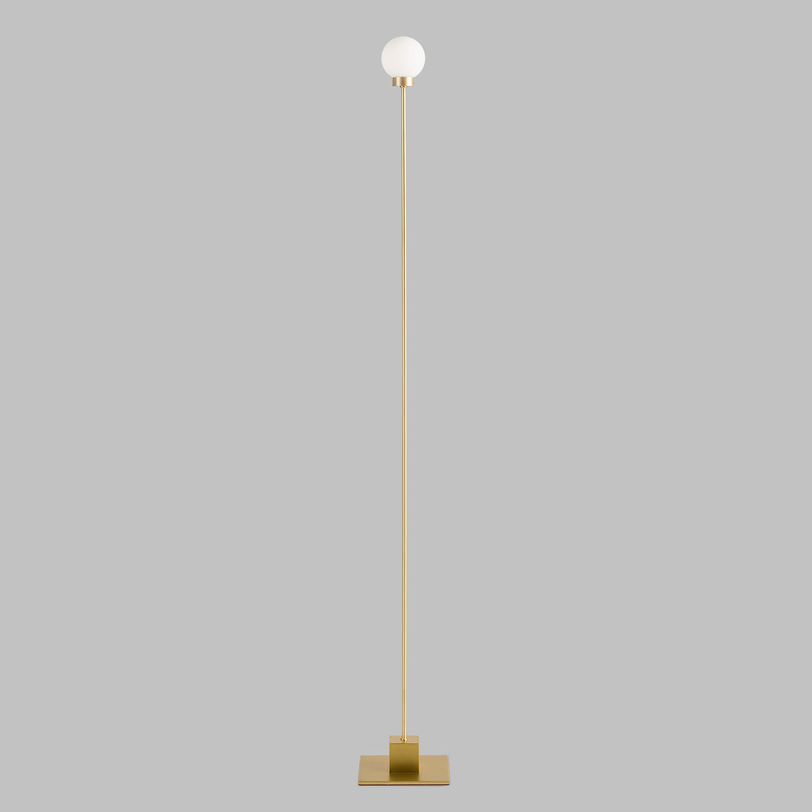 Northern Snowball golvlampa, mässing