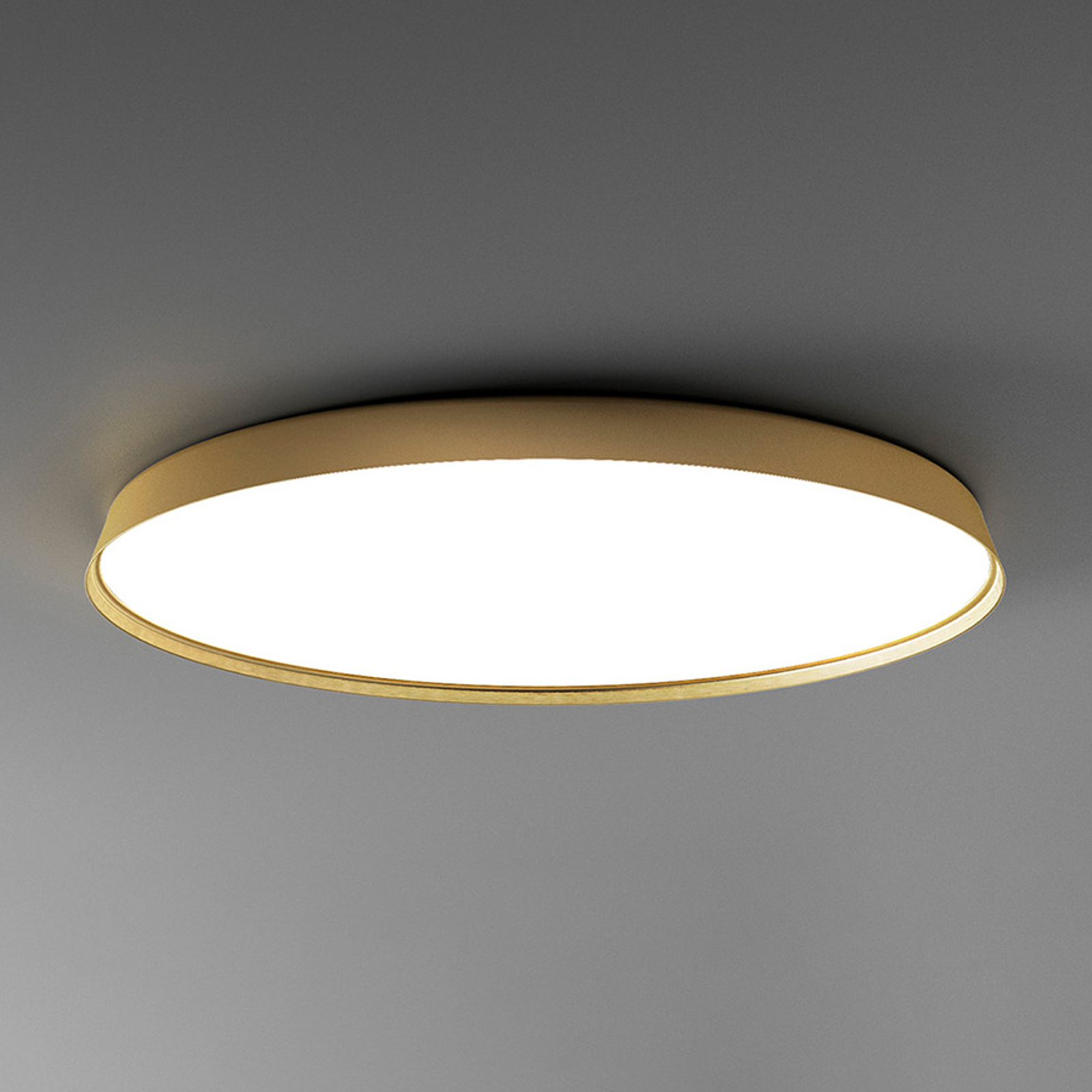 Luceplan Compendium Plate LED-taklampa, mässing