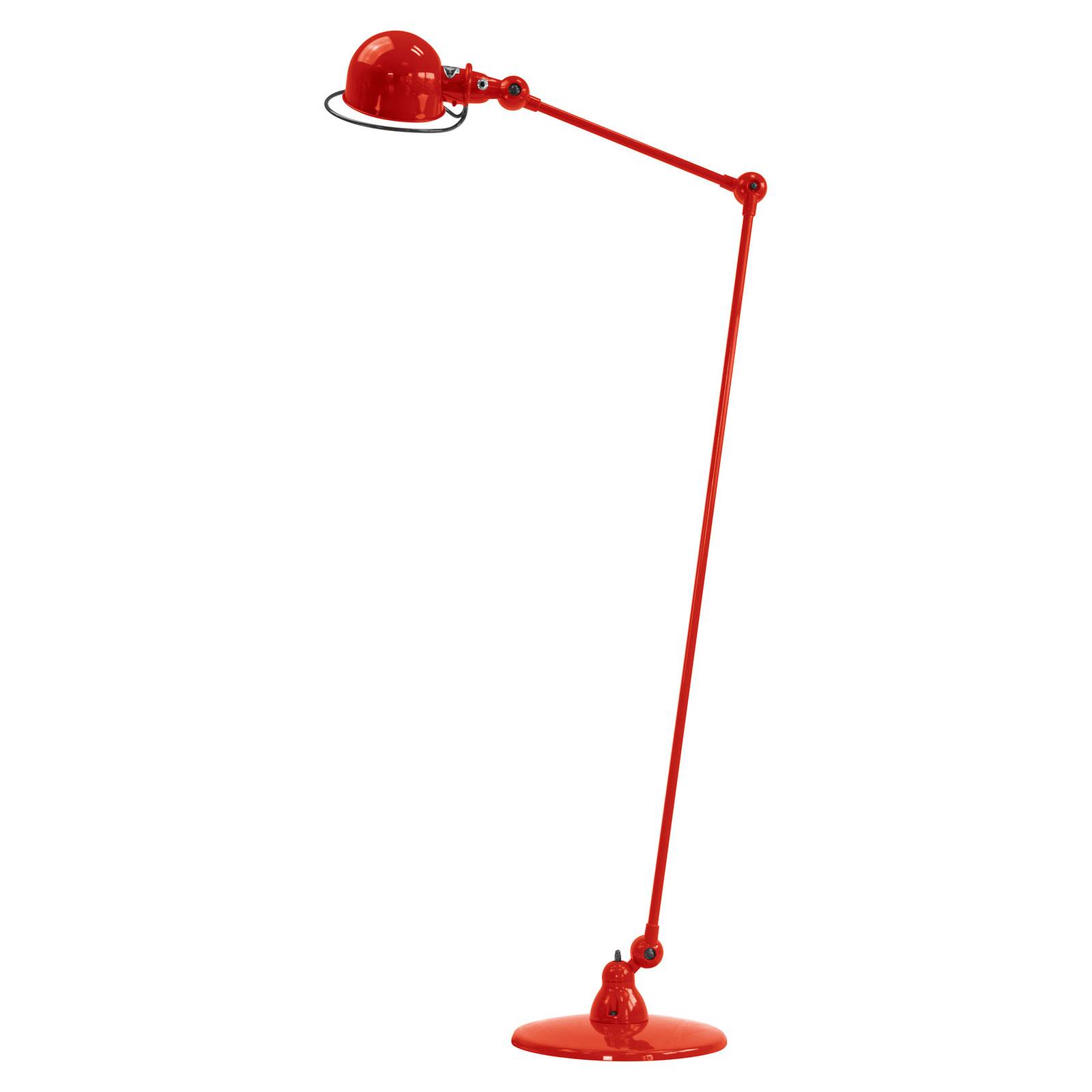 Jieldé Loft D1240 golvlampa med ledad arm, röd