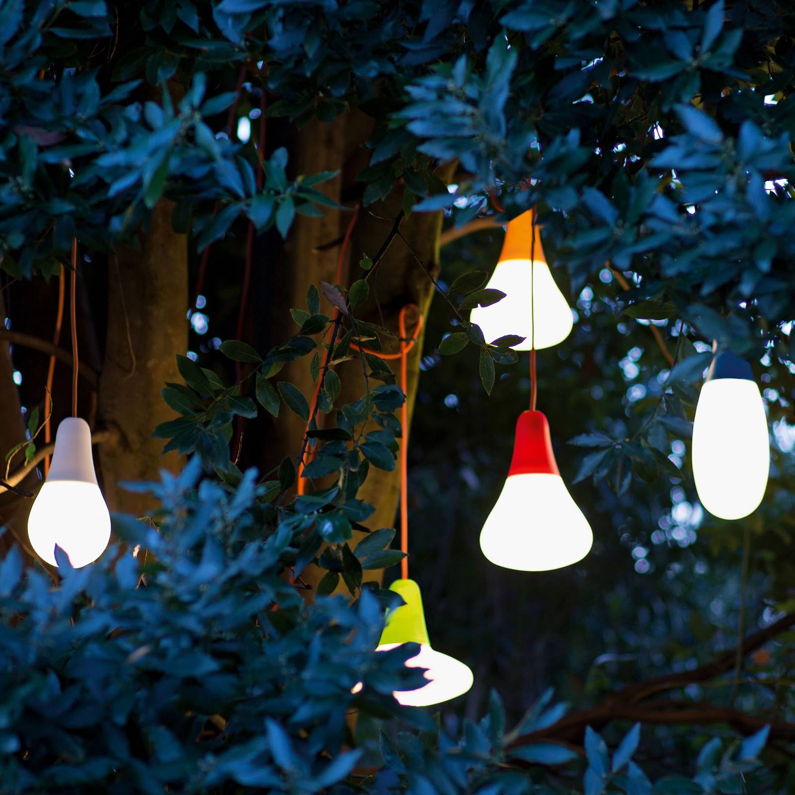 Martinelli Luce Ciulifruli utomhushänglampa, gul