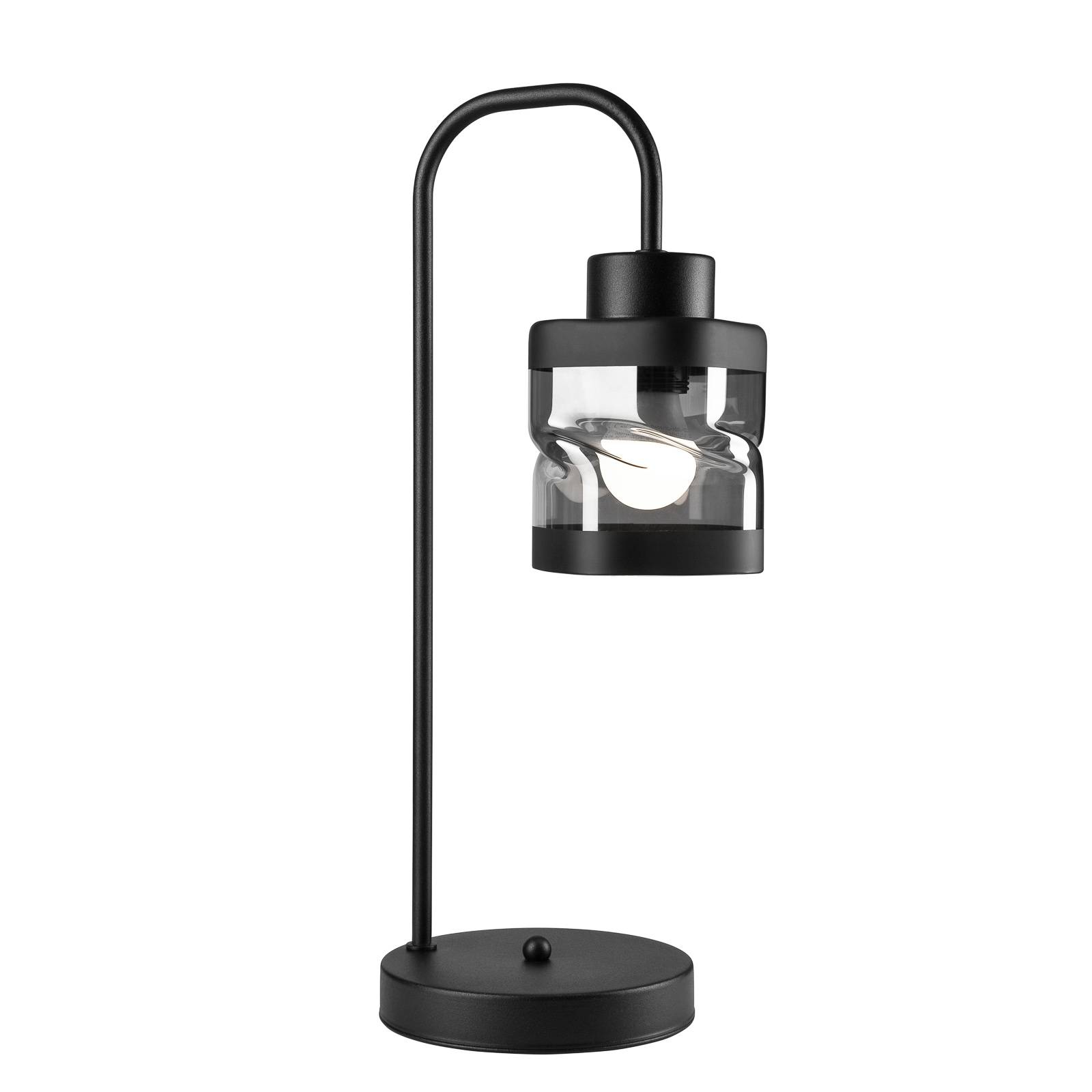 Bordslampa Thor i lyktform av metall