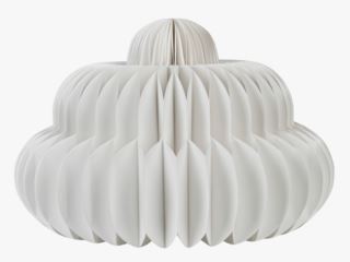 Could lampskärm vit