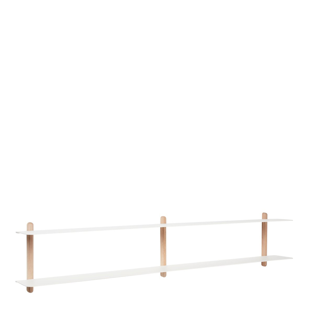 Gejst - Nivo Hylla C 118 cm Ljus ek/Vit