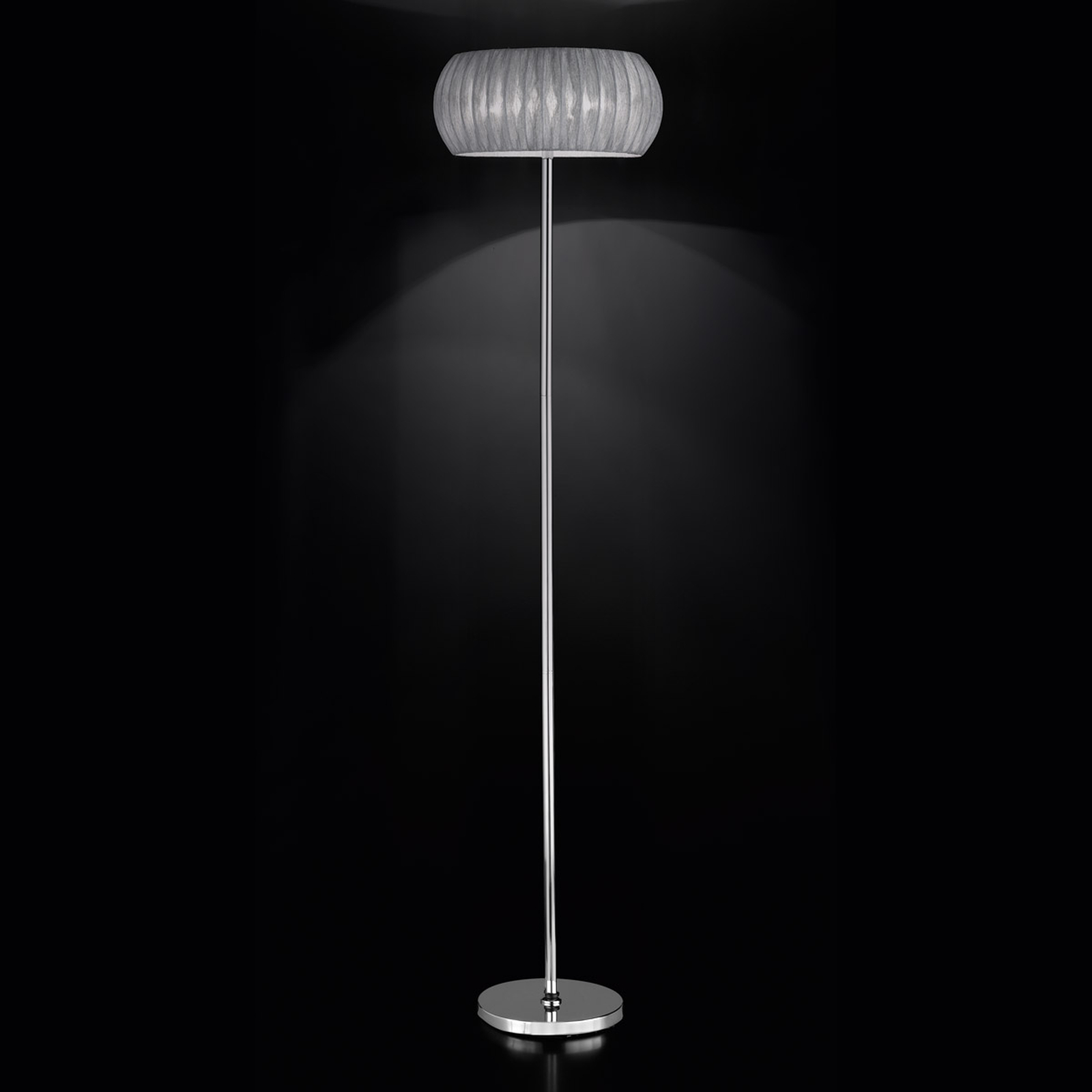 Golvlampa Amaru med textilskärm 40 cm