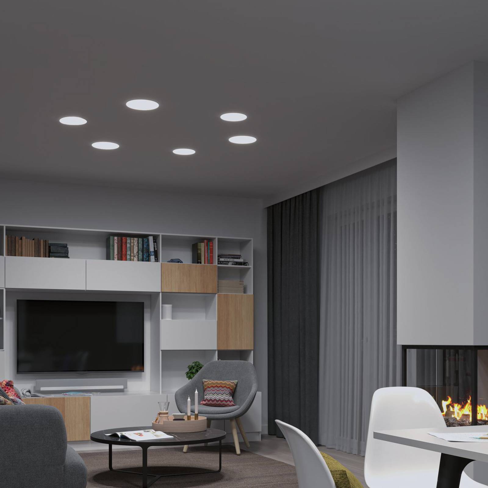 Paulmann LED-panel Veluna rund 3 step CCT 18,5 cm