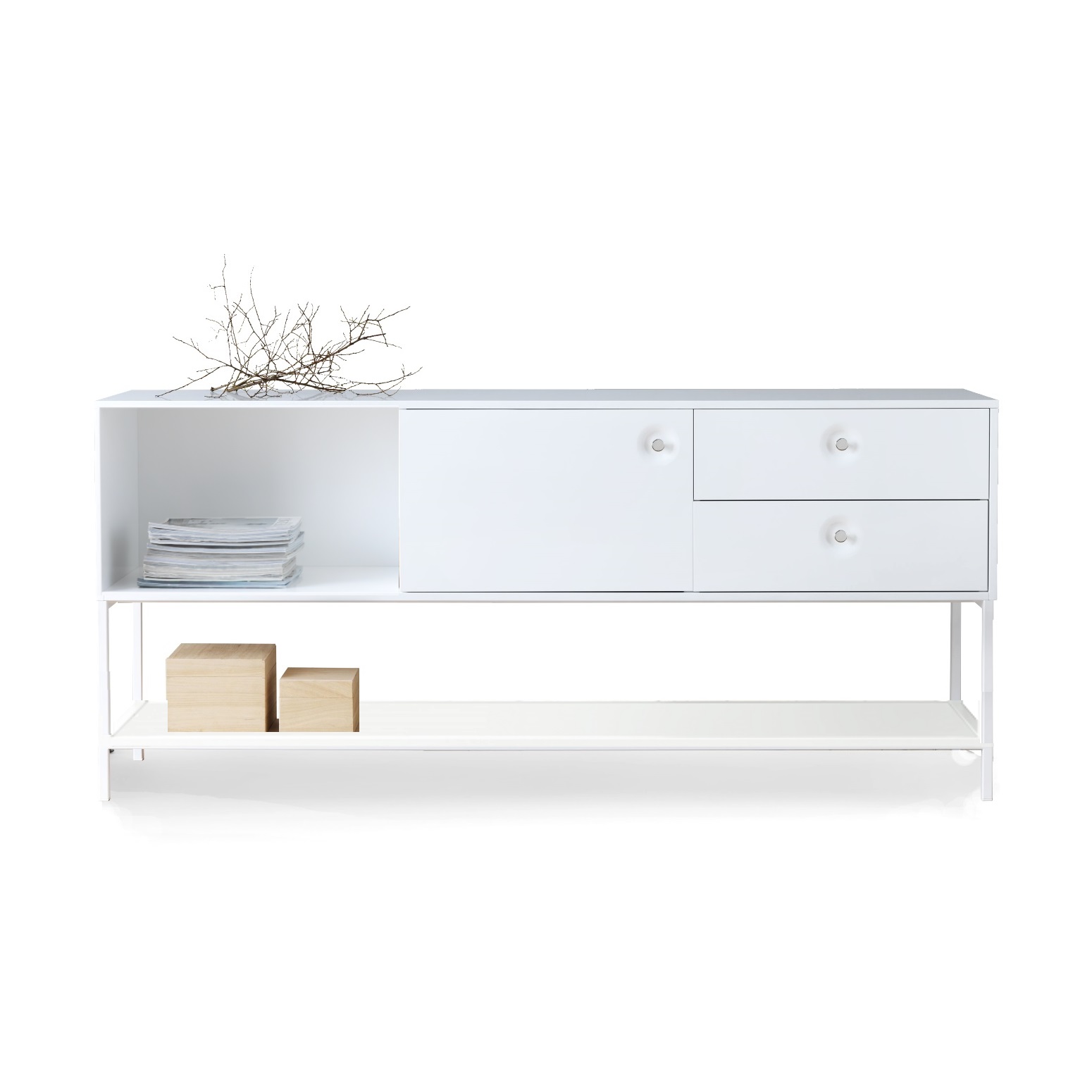 Viti Sideboard 180 cm vit/ vit, Voice