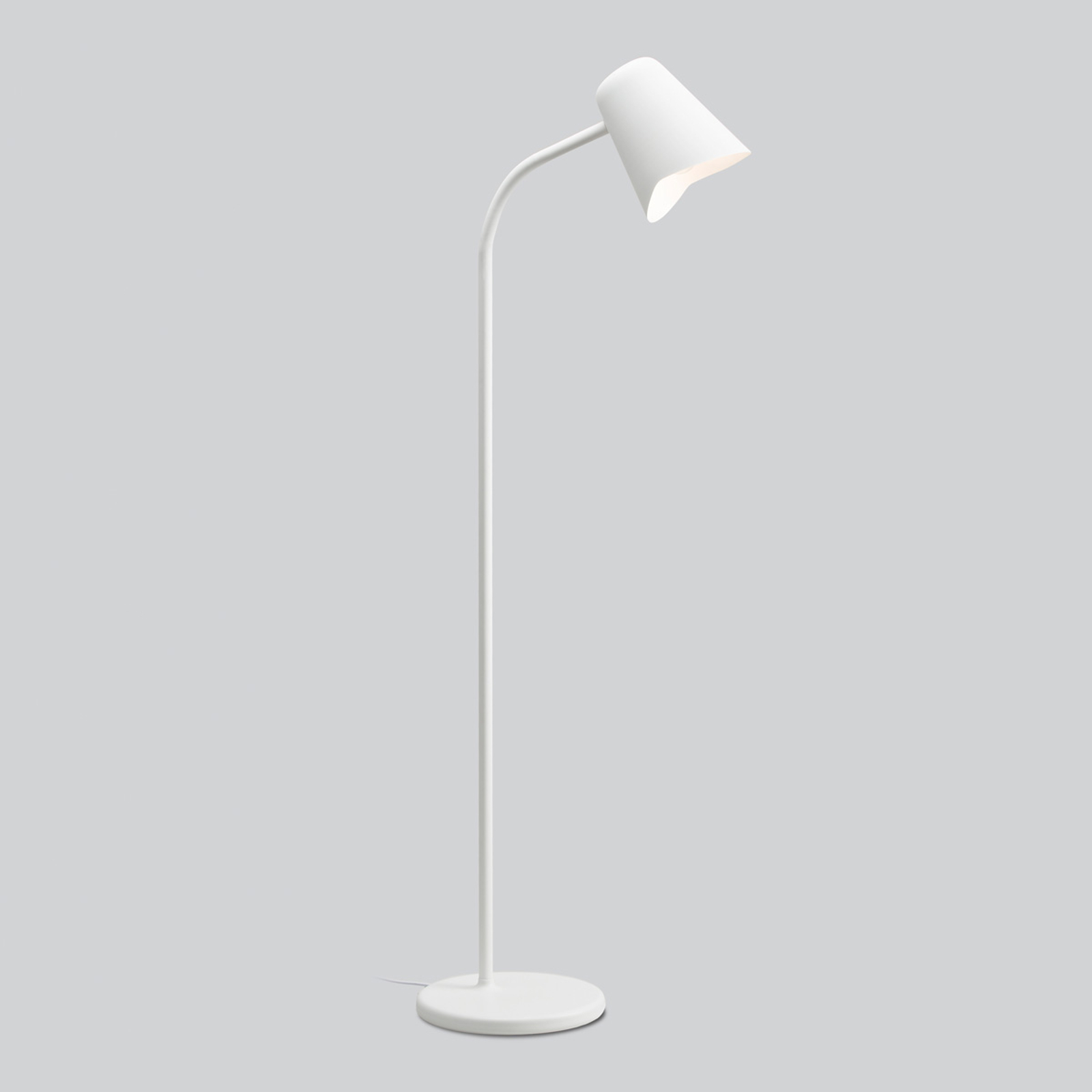 Böjlig golvlampa Me i vitt