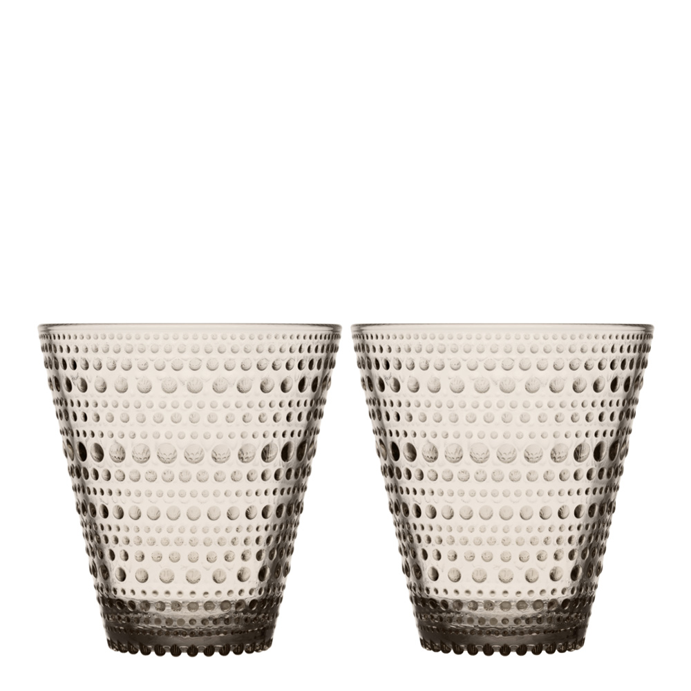Iittala - Kastehelmi Tumbler 30 cl 2-pack Linne