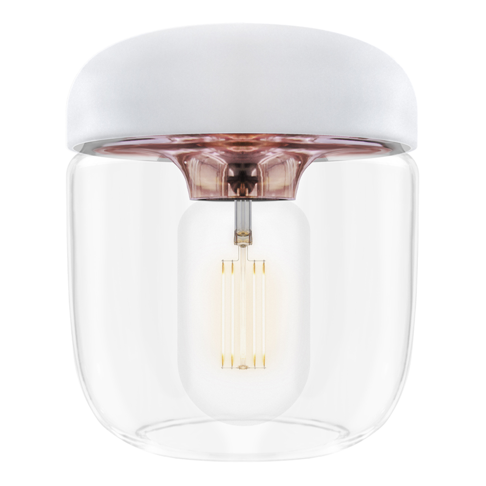 Umage - Acorn Lampskärm 14 cm Vit/Koppar