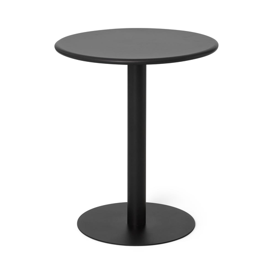 Sidobord Metall 50x42cm Svart