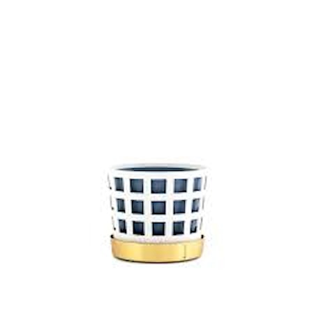 Trio Square Kruka VIt Liten