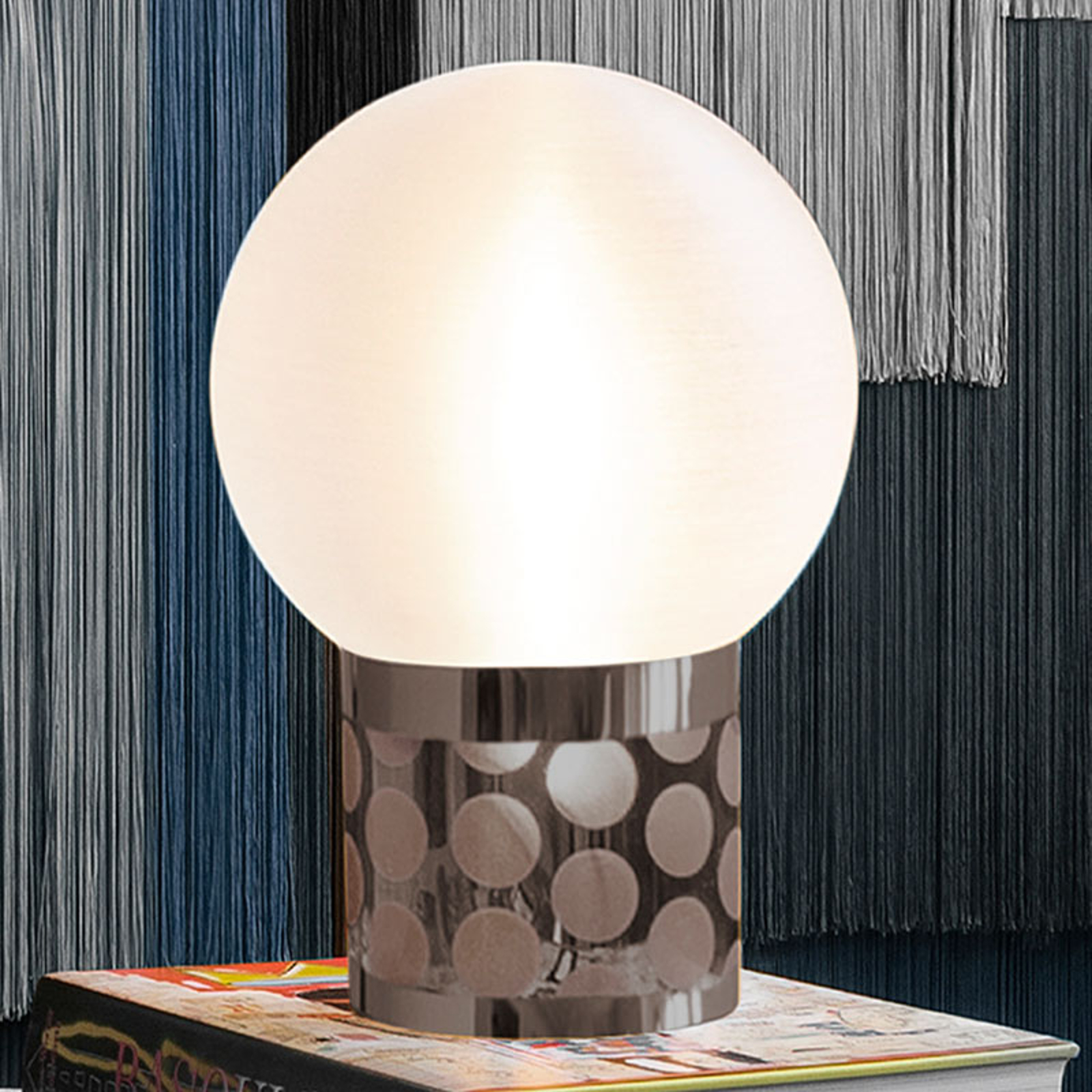 Slamp Atmosfera bordslampa, Ø 30 cm, tenn
