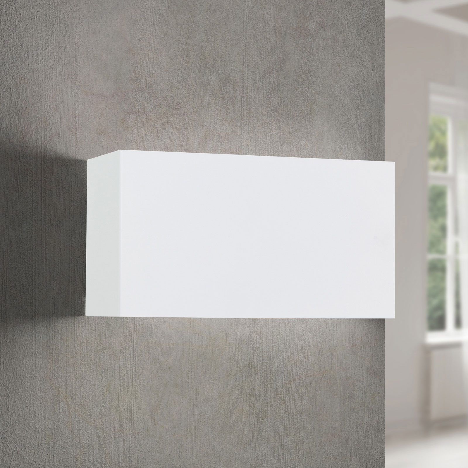 LED-vägglampa Hamilton, vit