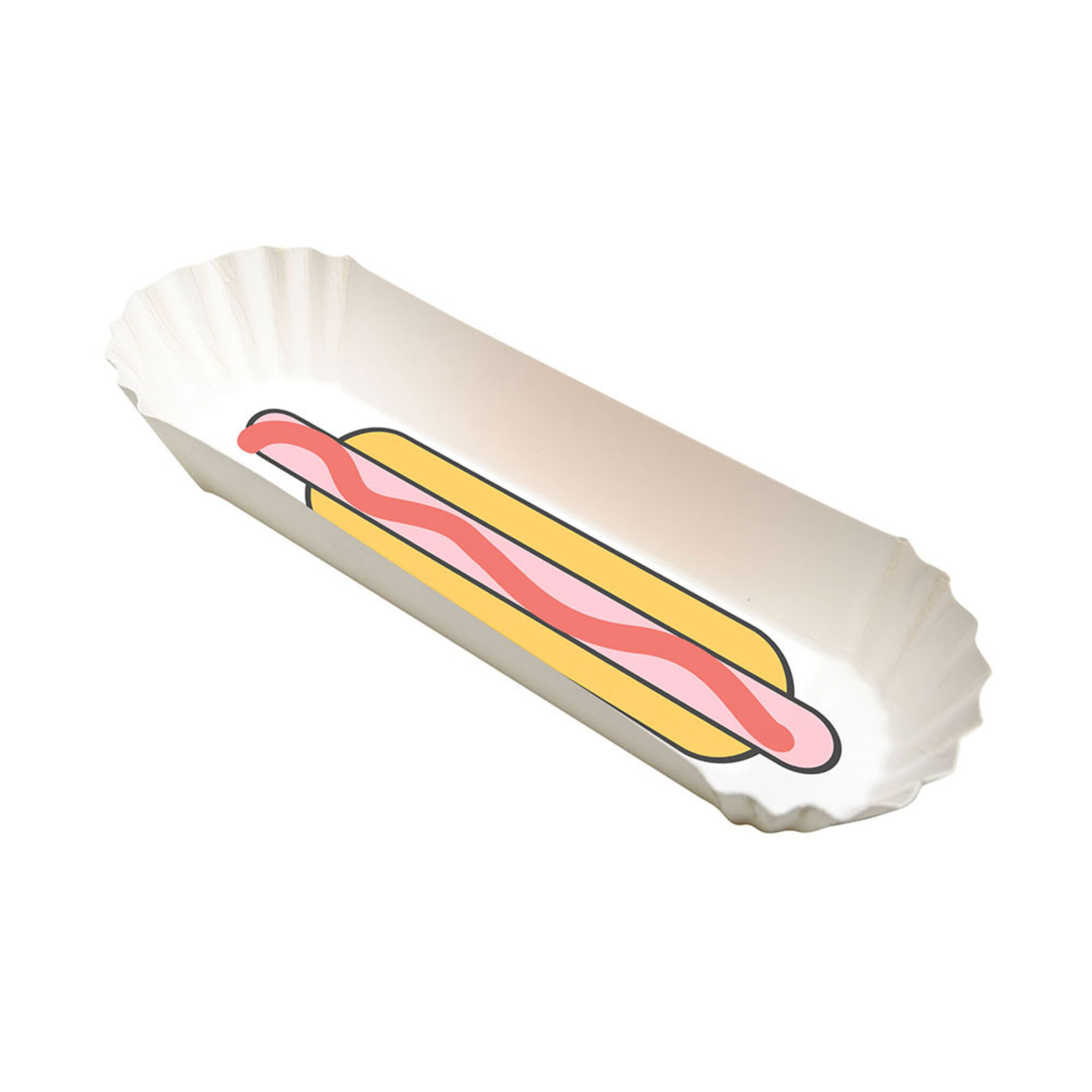 Papperstallrik HOTDOG 12-PACK