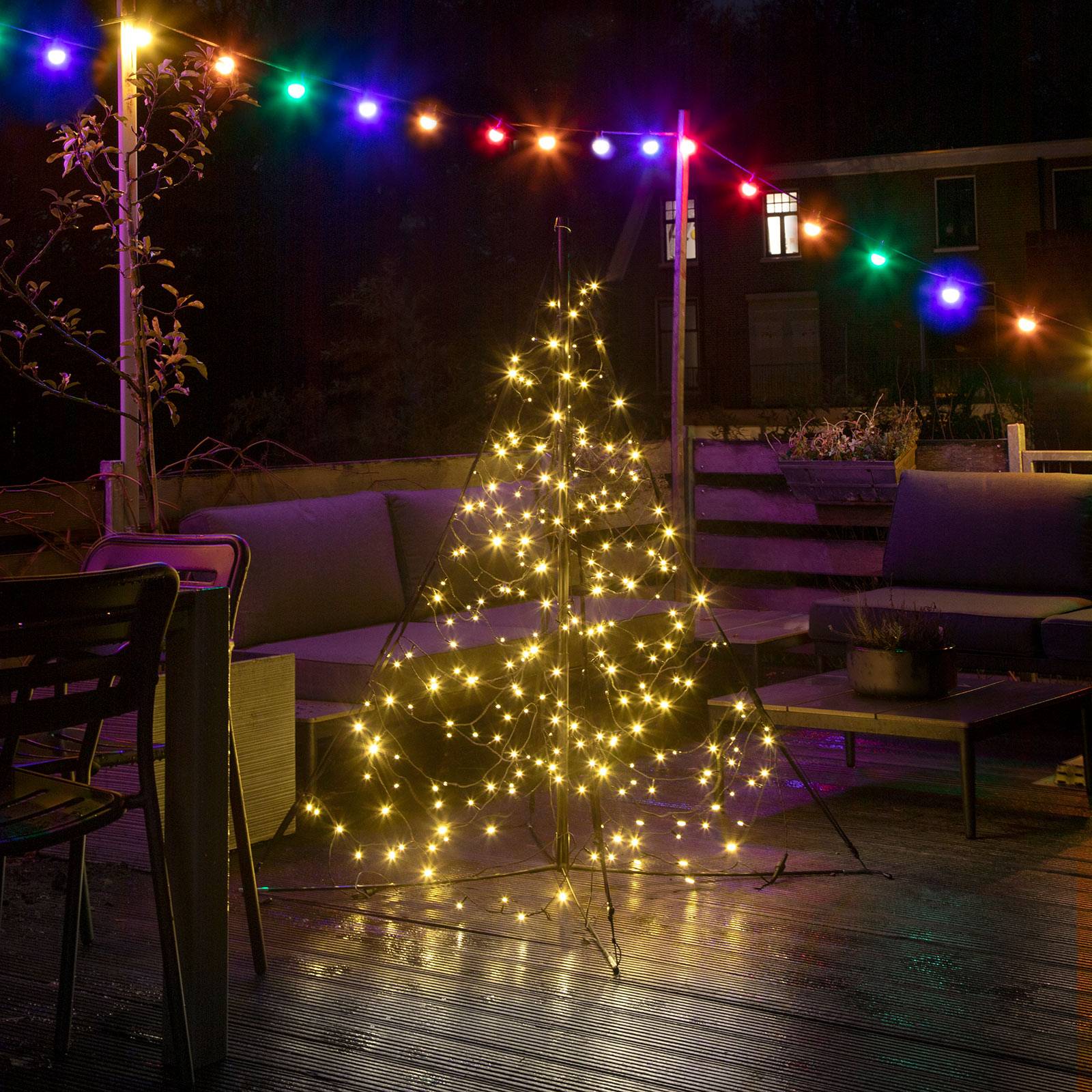 Fairybell julgran med stolpe, 240 LED 150 cm