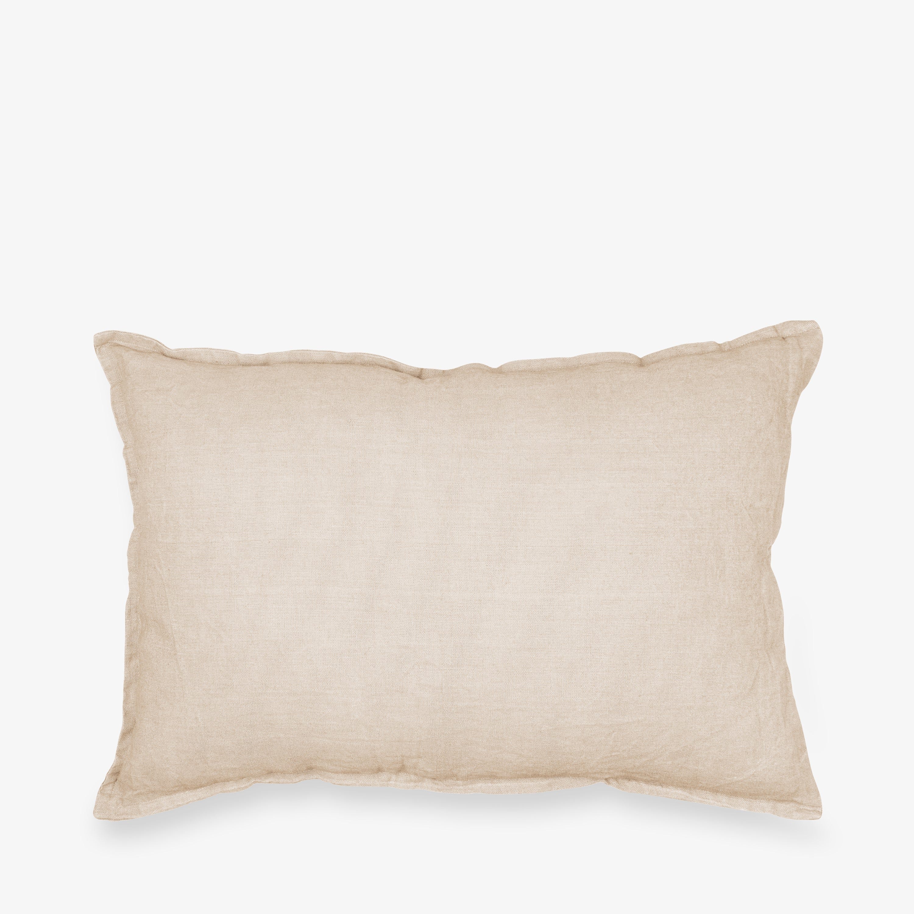 Kuddfodral Linne Ljus Beige