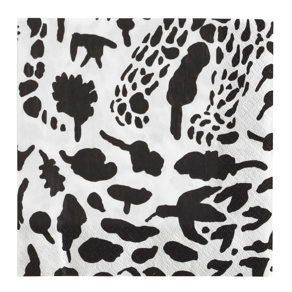 Iittala - Oiva Toika Collection Servett Cheetah 33x33 cm Svart