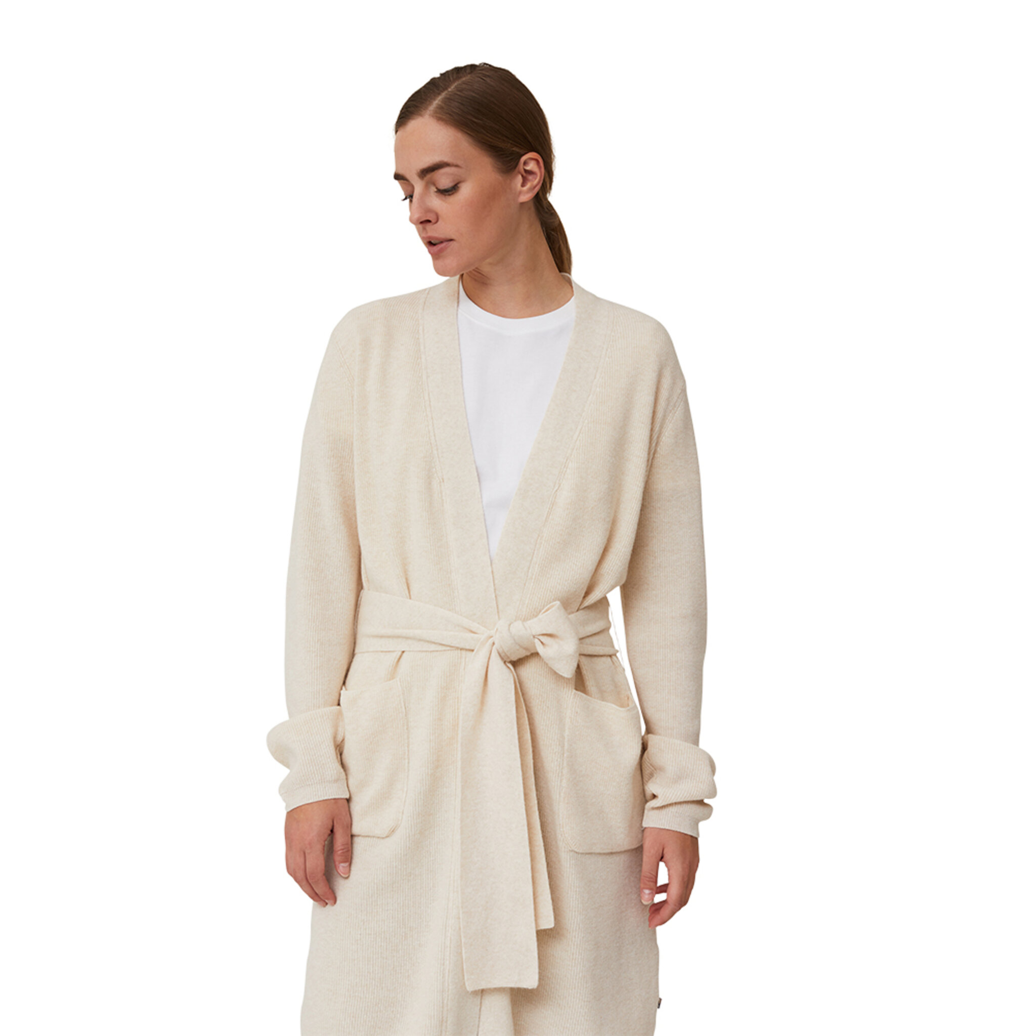 Ester Cashmere Blend Belted Cardigan