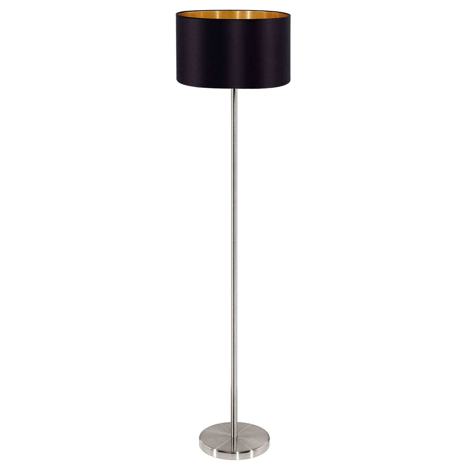Ädel textil-golvlampa Maserlo
