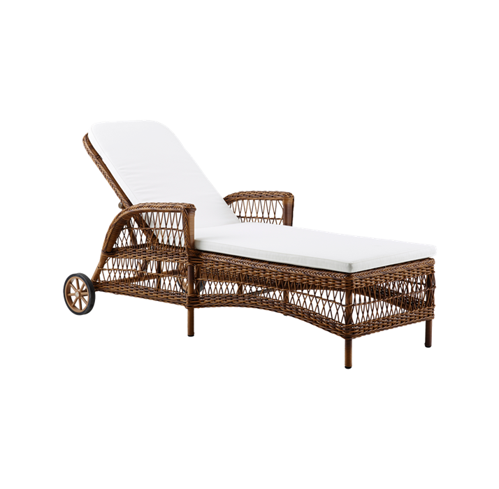 Solsäng Daisy sunbed Chestnut, Sika-design