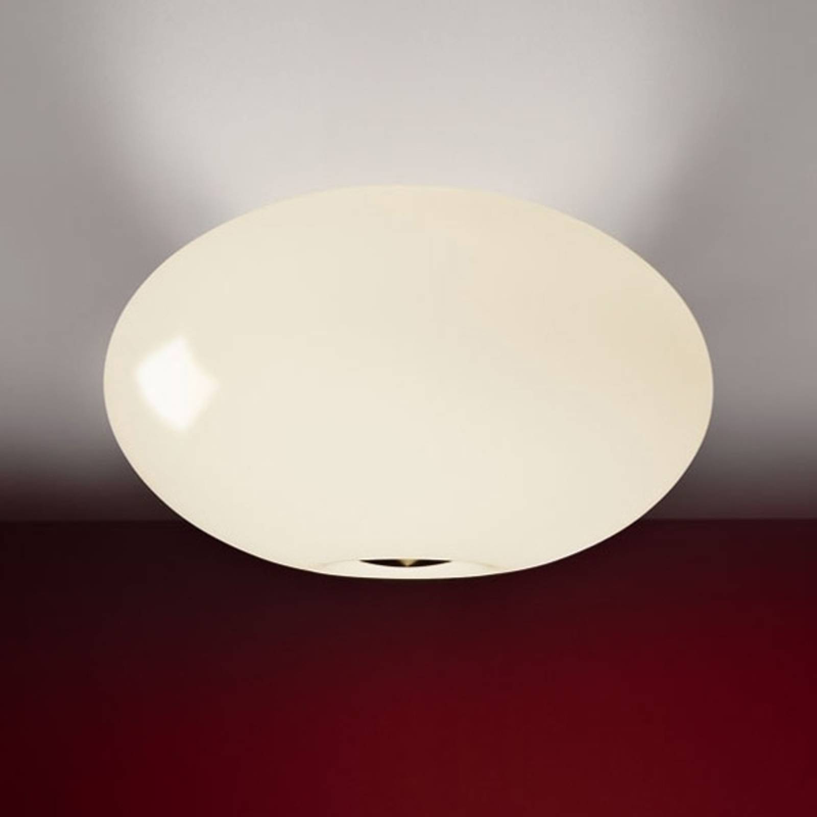 Präktig taklampa AIH 28 cm, cremeglänsande