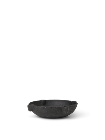 Bowl Ljusstake L Keramik Dark grey