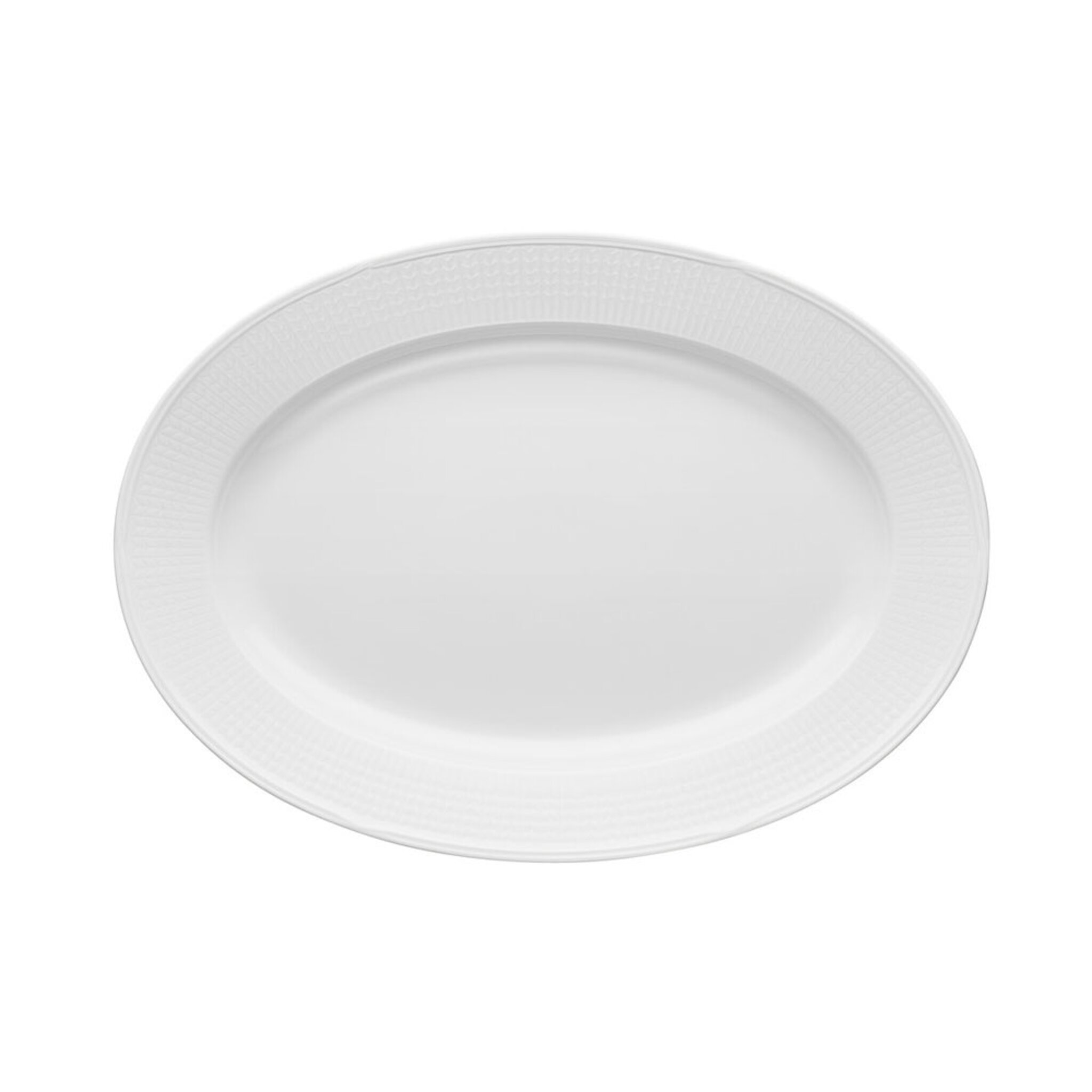 Swedish Grace fat oval 40x29 cm snö, 40x29 cm