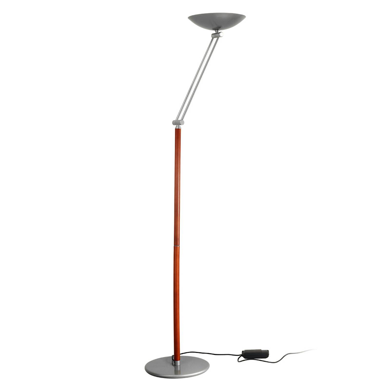 Höjdinställbar - Uplight-taklampa Libert 4 silver